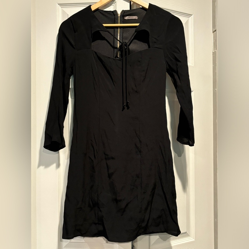 Nasty Gal Black Midi Dress